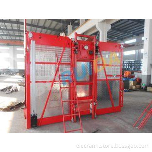 0 ~ 63m/min Curved Construction Passenger Hoist for Personn